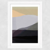 Golden Hills I Wide White Frame