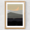 Golden Hills II Wide Oak Frame