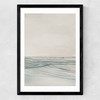 Still Sea II Medium Black Frame