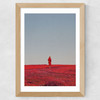 Everything Was Red Wide Oak Frame