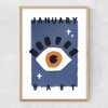 January Baby Narrow Oak Frame