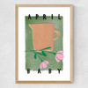 April Baby Medium Oak Frame