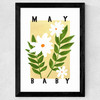 May Baby Wide Black Frame