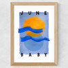 June Baby Wide Oak Frame