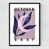 October Baby Narrow Black Frame