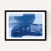 Abstract Shapes Blue