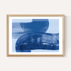 Abstract Shapes Blue