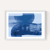 Abstract Shapes Blue