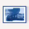 Abstract Shapes Blue