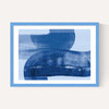 Abstract Shapes Blue