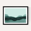 Abstract Landscape Green