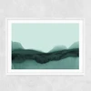 Abstract Landscape Green