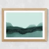 Abstract Landscape Green