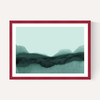 Abstract Landscape Green