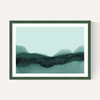 Abstract Landscape Green