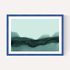 Abstract Landscape Green