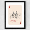 How Lucky Are We Wide Black Frame