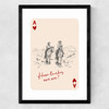 How Lucky Are We Medium Black Frame