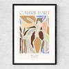 Abstract Pottery Narrow Black Frame
