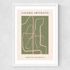 Blush Line Art Medium White Frame