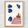 Abstract Nature Fall Wide Oak Frame