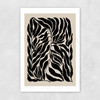 Black Botanical Poster Unframed Print
