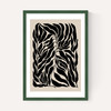 Black Botanical Poster