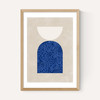 Blue Geometric Shapes II