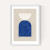 Blue Geometric Shapes II