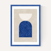 Blue Geometric Shapes II