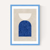 Blue Geometric Shapes II