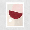 Pink & Red Graphic Poster II Unframed Print