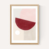 Pink & Red Graphic Poster II