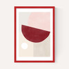 Pink & Red Graphic Poster II