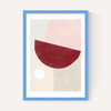 Pink & Red Graphic Poster II