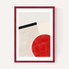 Pink & Red Graphic Poster III