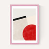 Pink & Red Graphic Poster III