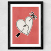 Arrows Of The Earth Wide Black Frame