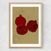 Winter Fruit Medium Oak Frame