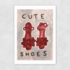 Cute Shoes Unframed Print