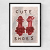 Cute Shoes Narrow Black Frame