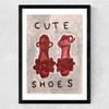 Cute Shoes Medium Black Frame