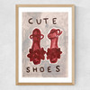 Cute Shoes Medium Oak Frame