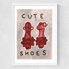 Cute Shoes Medium White Frame
