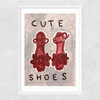 Cute Shoes Narrow White Frame
