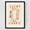 Lucky Charm Medium Black Frame