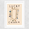 Lucky Charm Wide White Frame