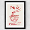Pho Wide Black Frame