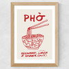 Pho Wide Oak Frame