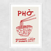 Pho Narrow White Frame